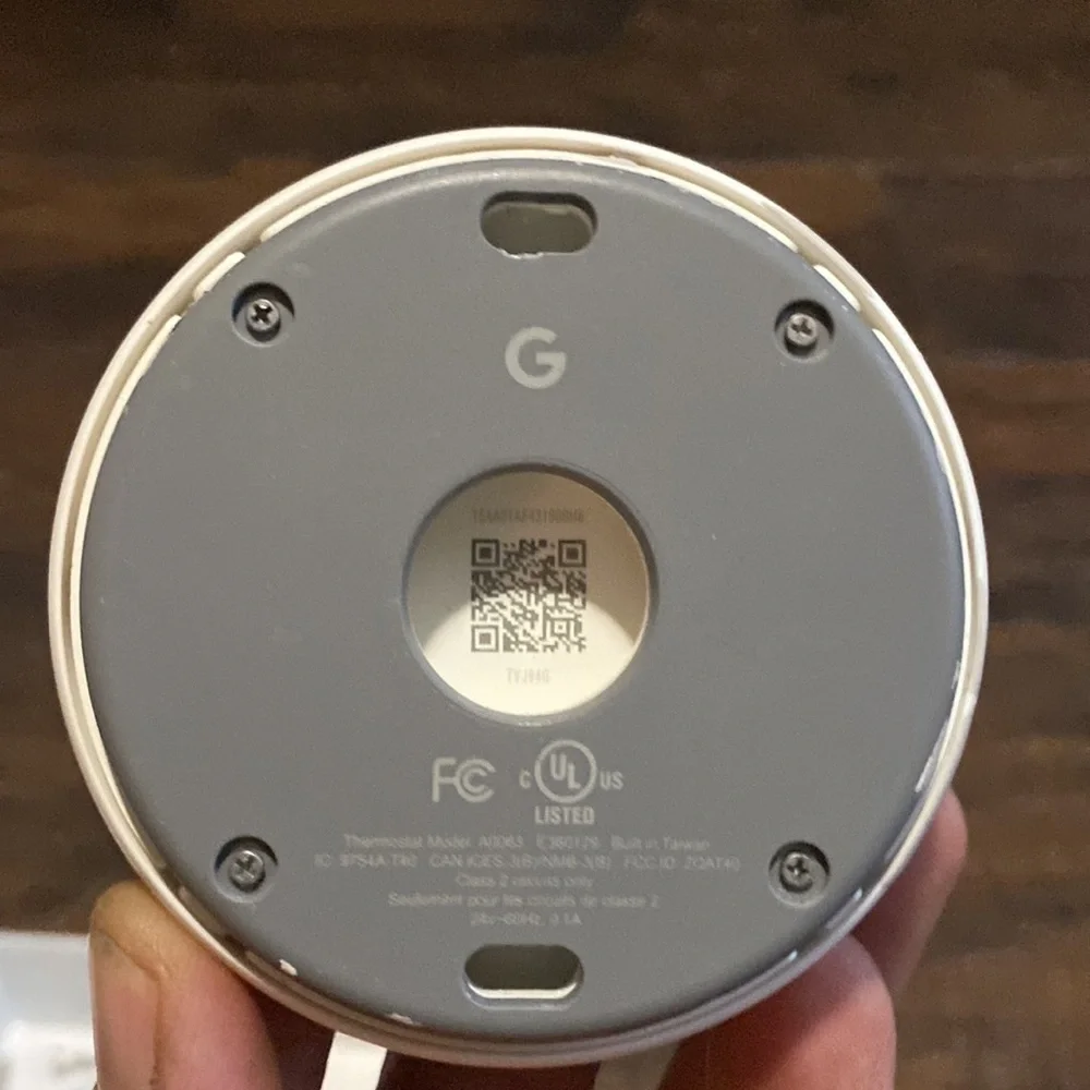 Google Nest Snow Thermostat
